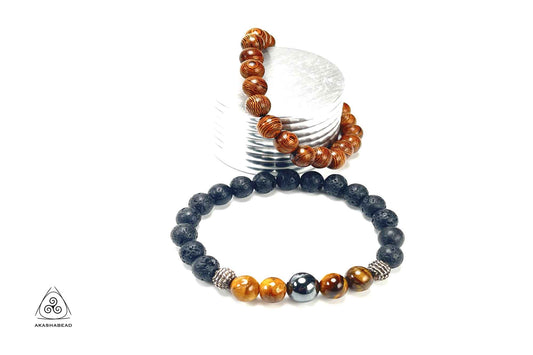Men's Bracelet Tiger's eye stone Healing bracelet 8mm