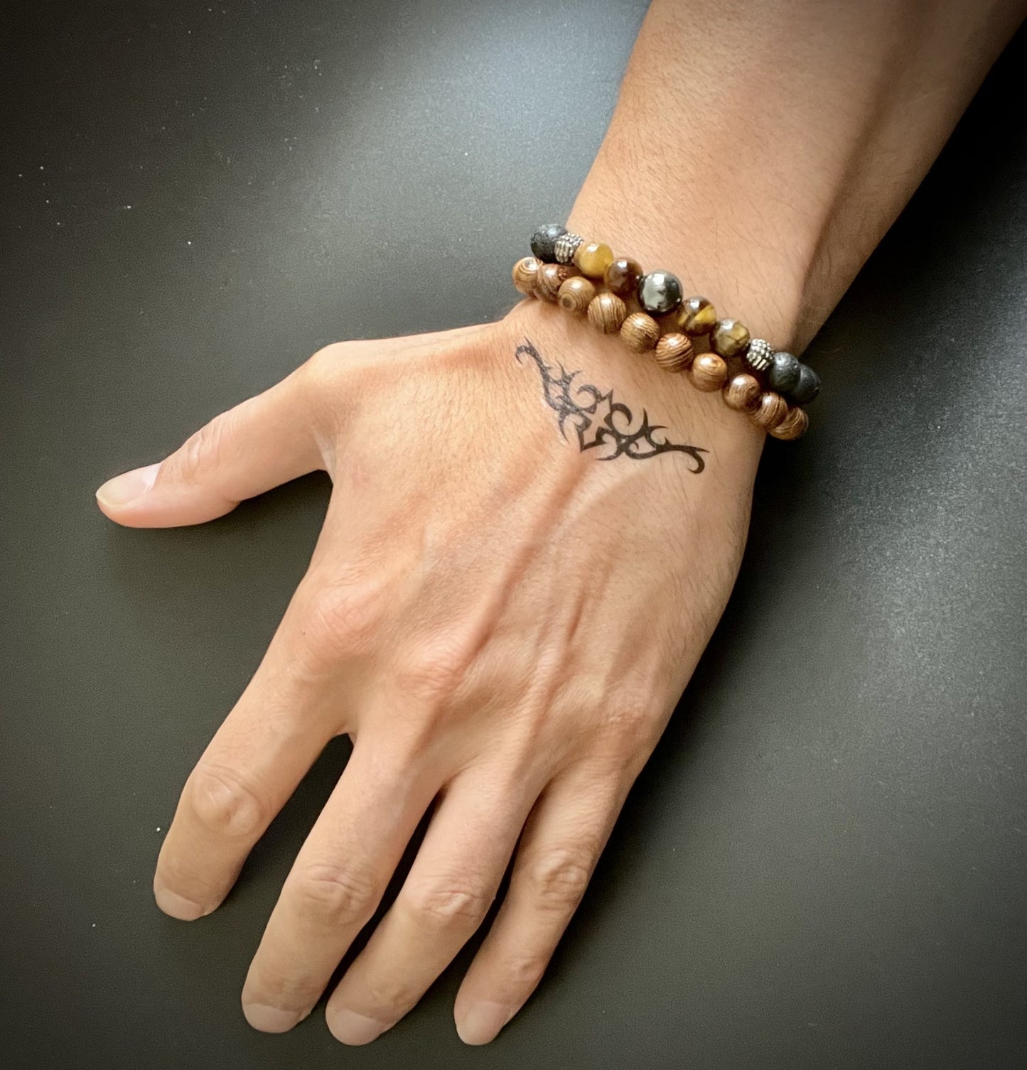 Men's Bracelet Tiger's eye stone Healing bracelet 8mm