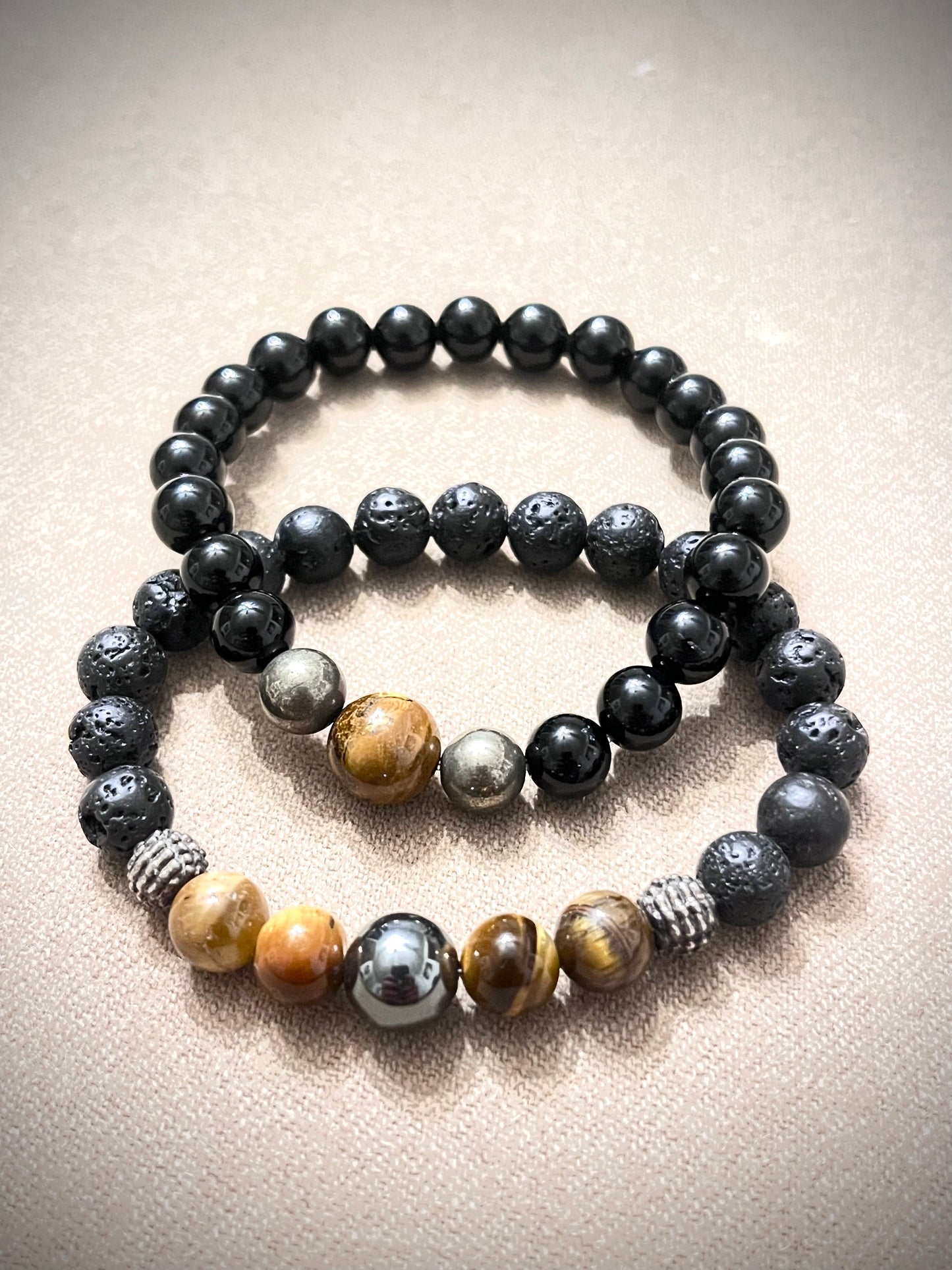 Tiger eye men bracelet Attract prosperity and positive energy