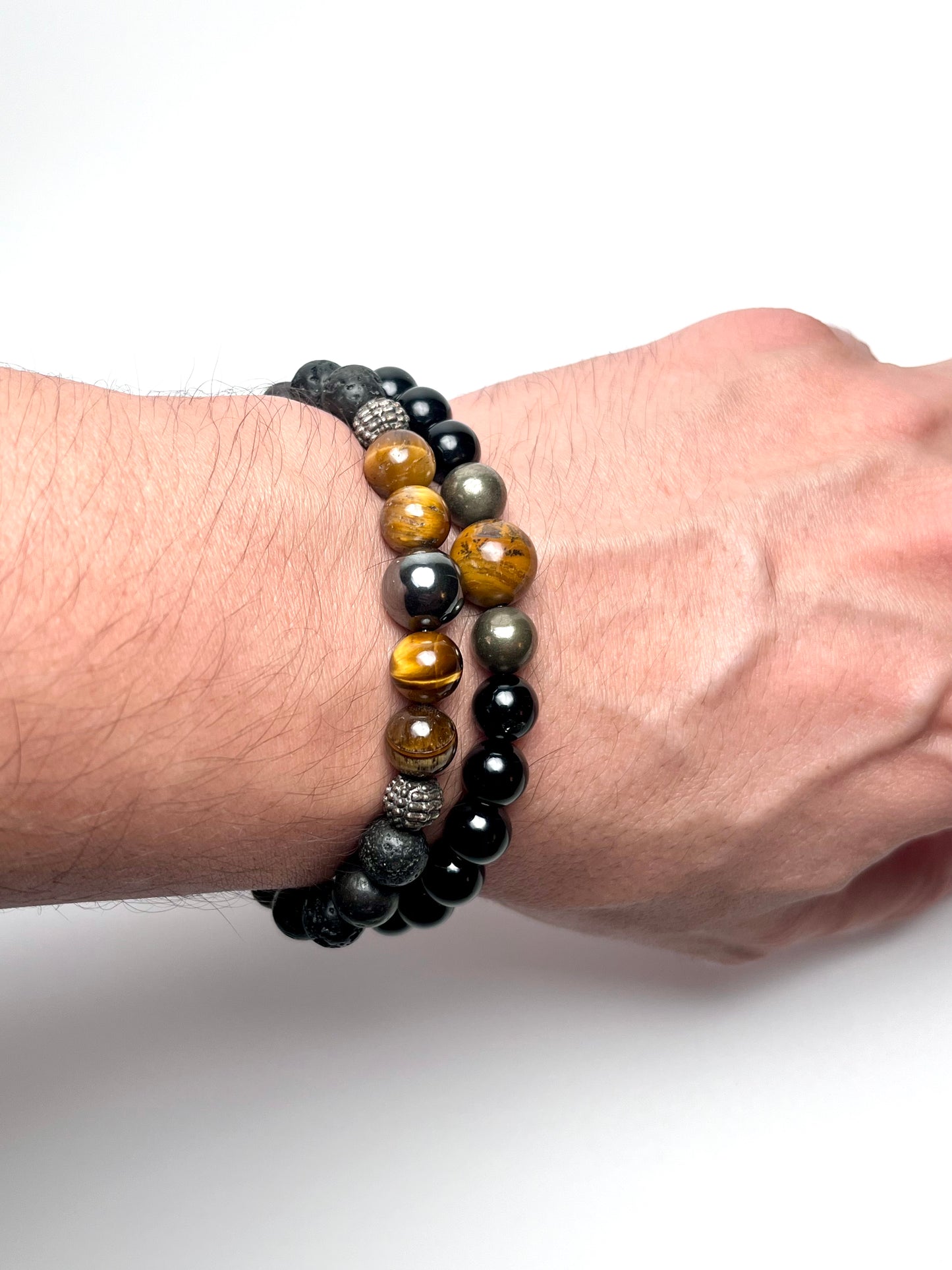 Tiger eye men bracelet Attract prosperity and positive energy