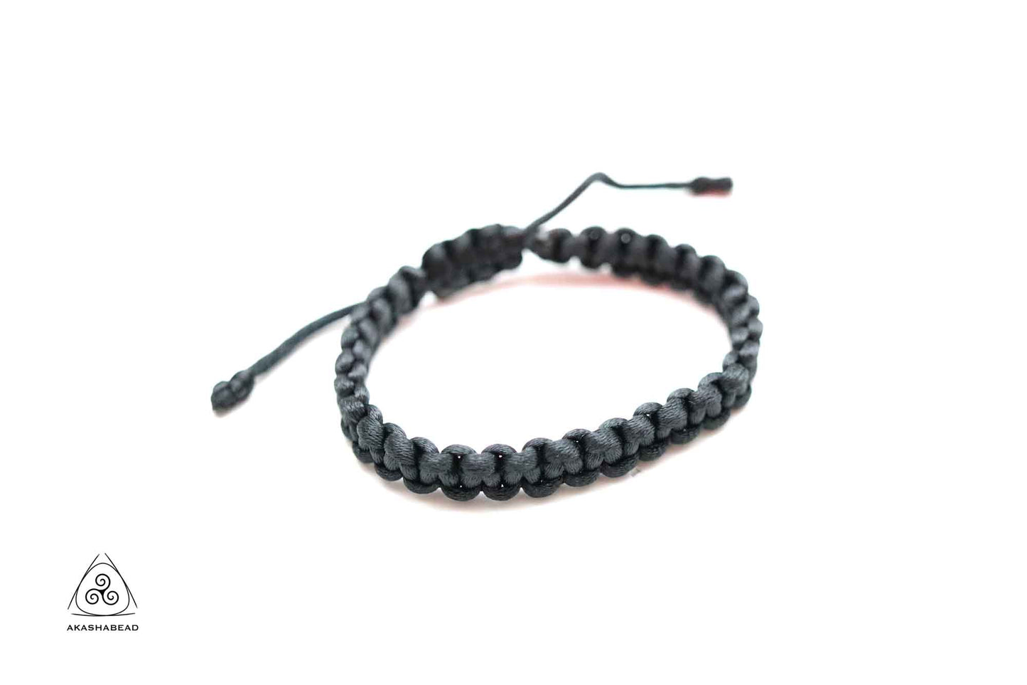 Black Thick Adjustable Braided bracelet