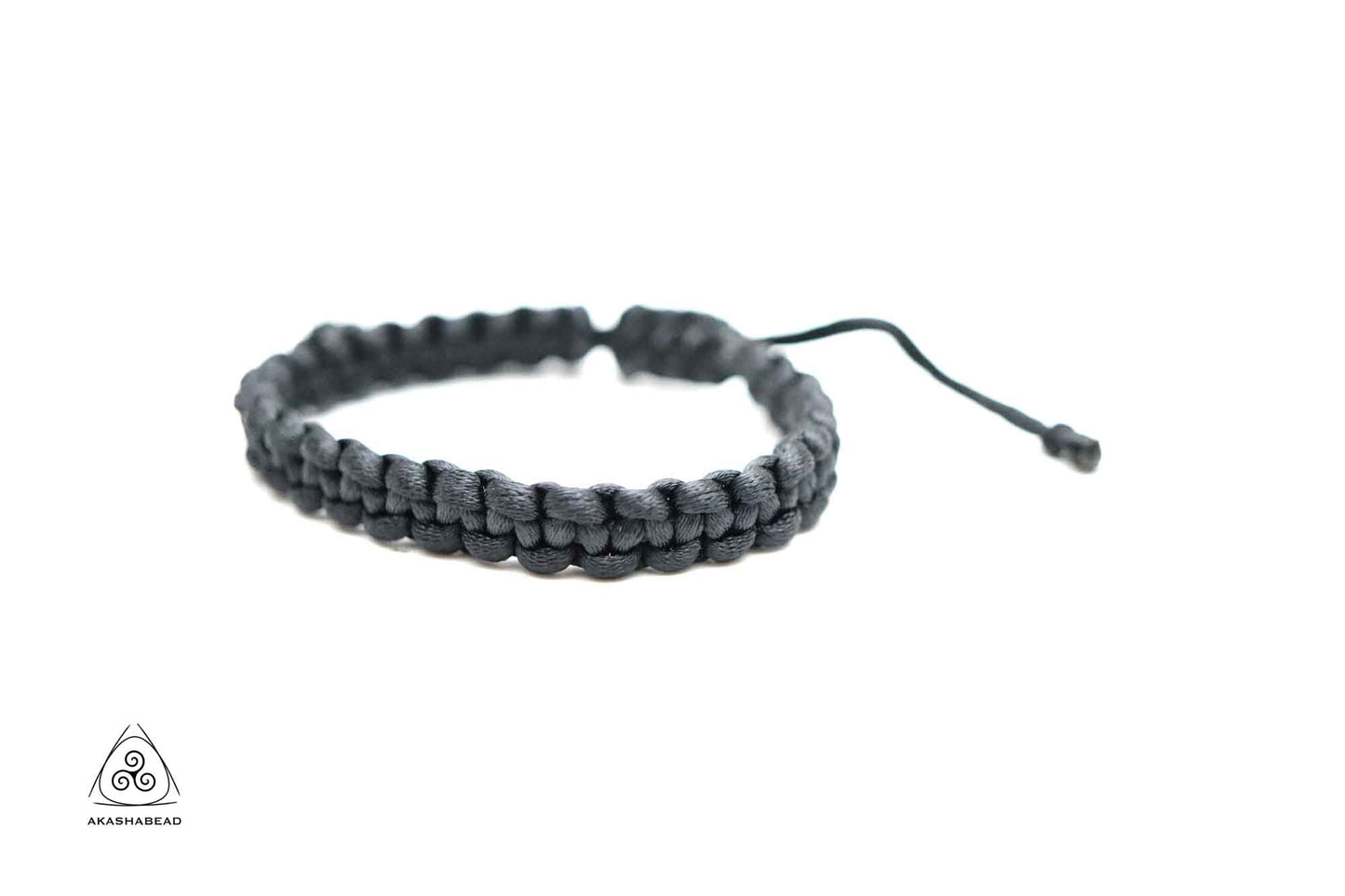 Black Thick Adjustable Braided bracelet