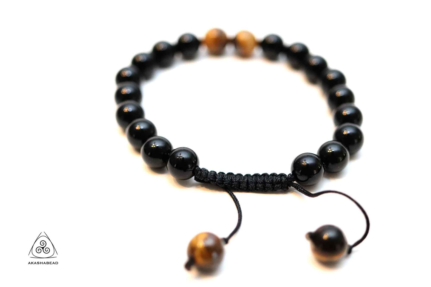 Natural Onyx tiger eye 8mm beads