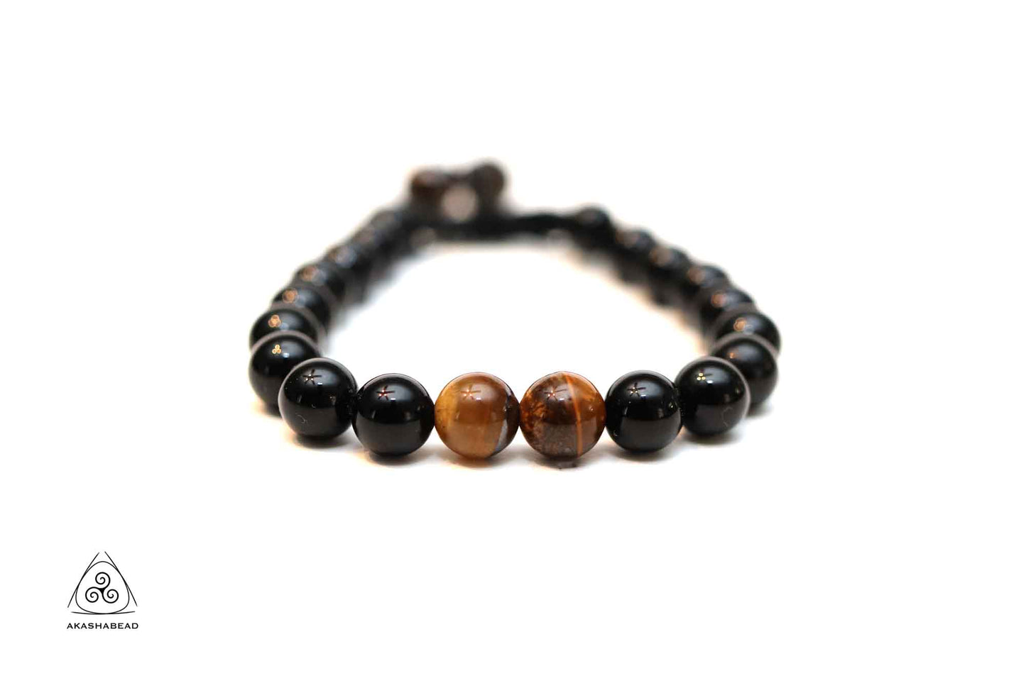 Natural Onyx tiger eye 8mm beads