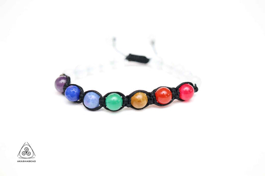 7 chakra healing braided beads bracelet