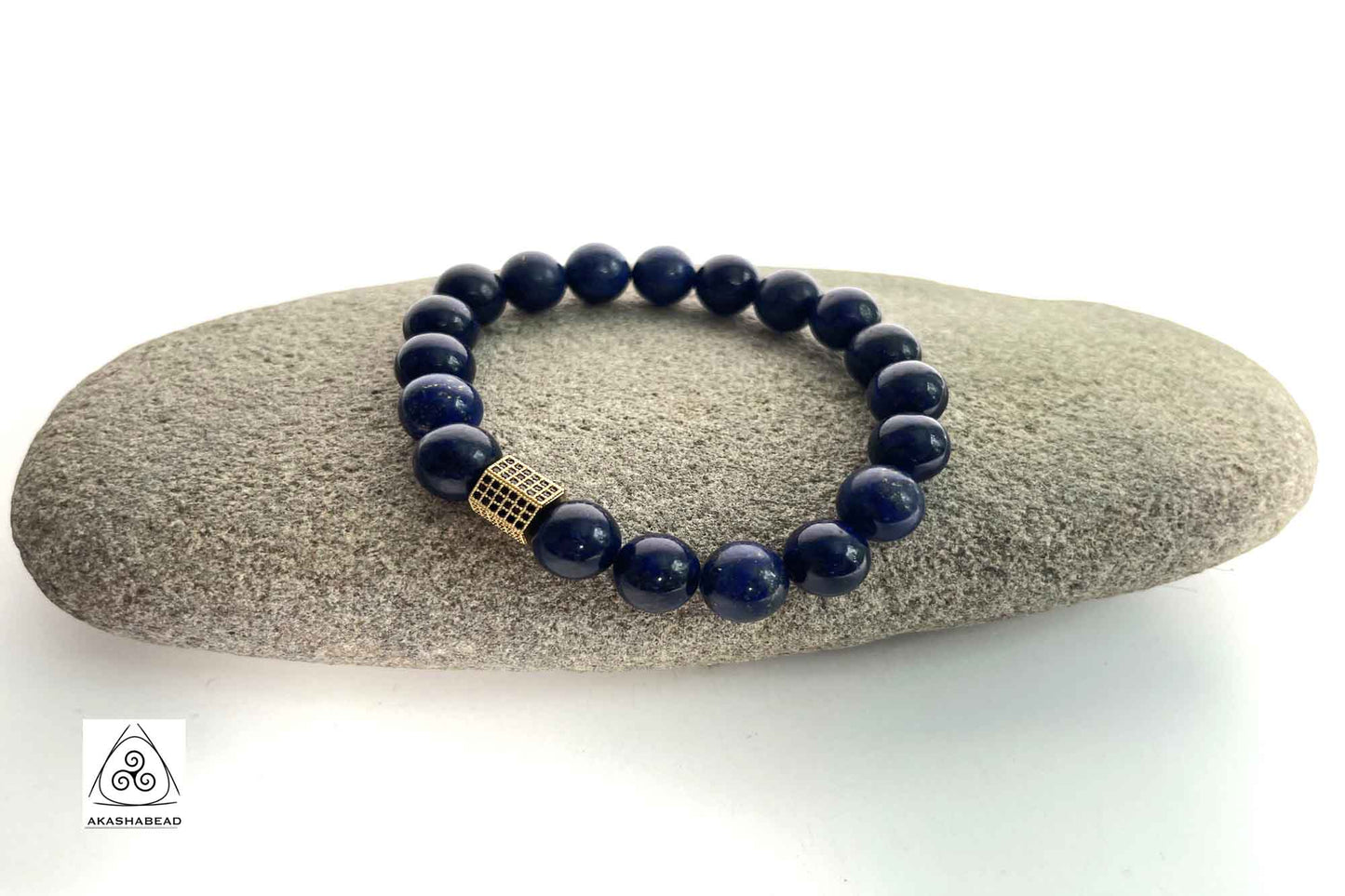 lapis lazuli bracelet healing stone 10mm