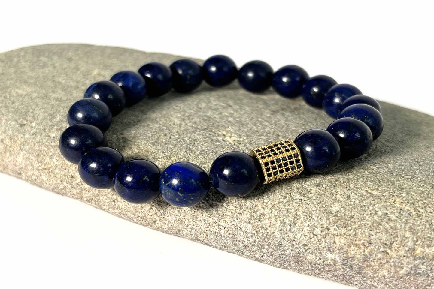 lapis lazuli bracelet healing stone 10mm