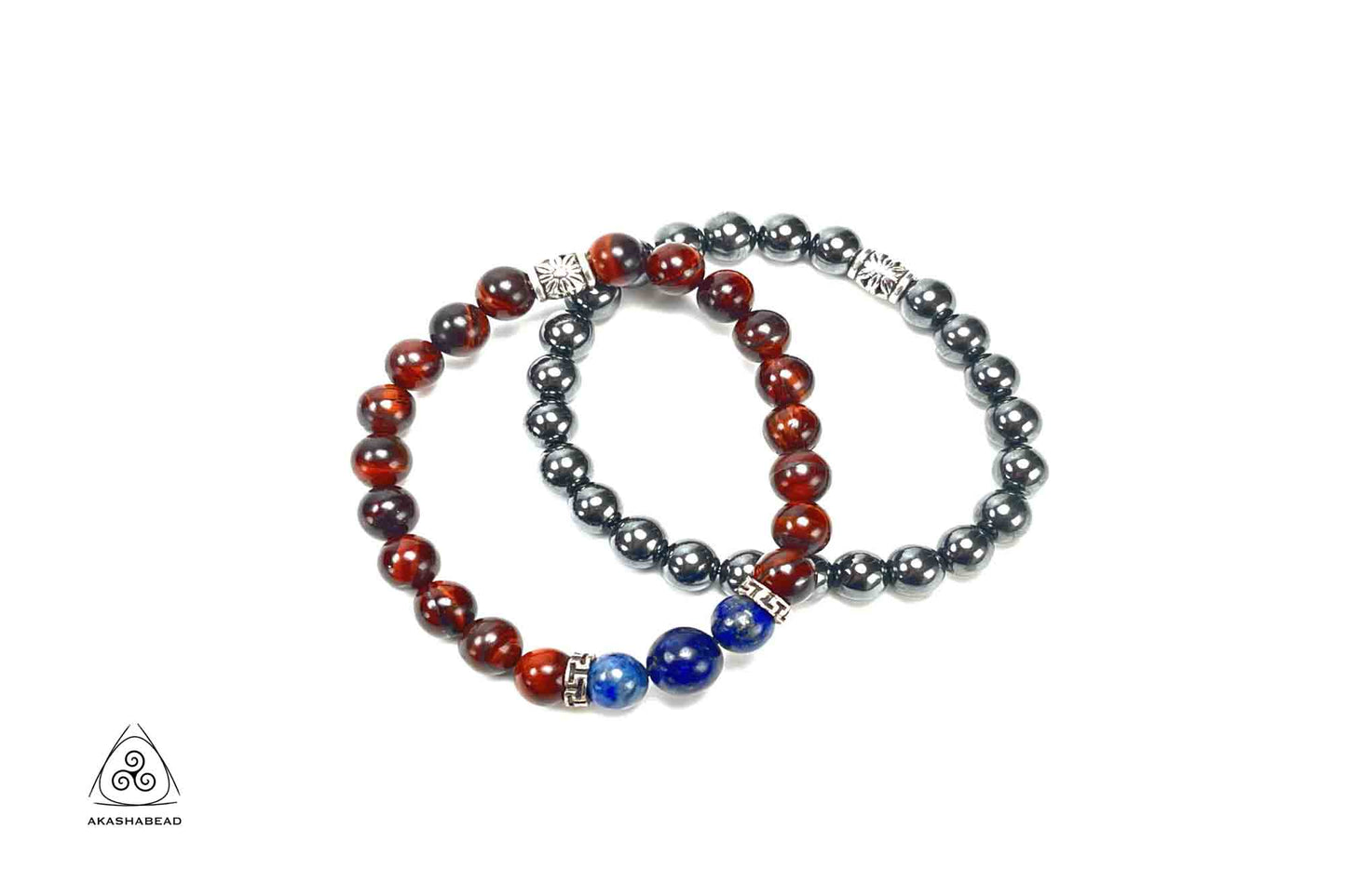 Anti anxiety and Self confidence Men's beaded bracelet 8mm