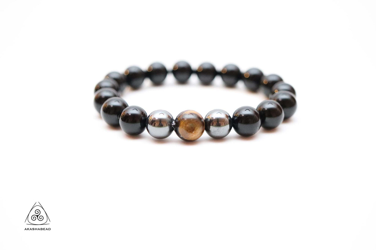 Black Onyx and Tiger eye to boost strength and good luck