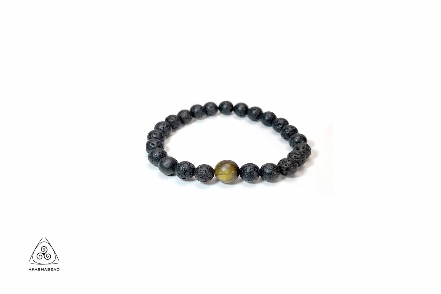 Natural Onyx with 10mm mate tiger eye beaded bracelet