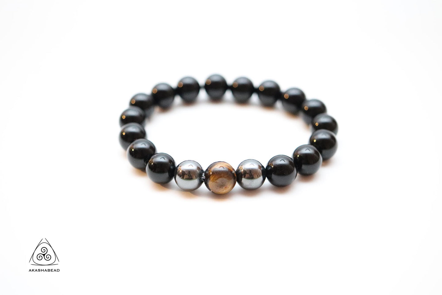 Black Onyx and Tiger eye to boost strength and good luck